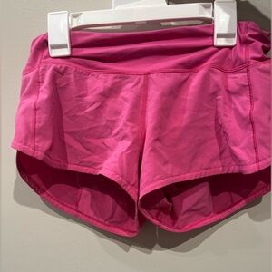 LULULEMON SONIC PINK SHORTS